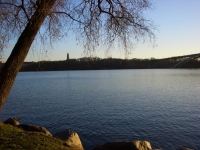 Första solen på ett tag.
