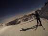 Med utsikt mot Sestriere och Italien