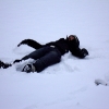 Snöänglar i Hågadalen